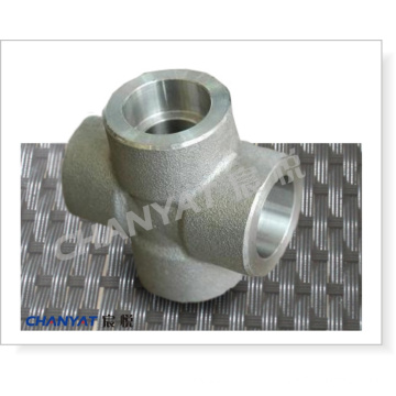 Corrosion Resistant Pipe Fitting Threaded Crosses A182 (F347H, F348, F321)